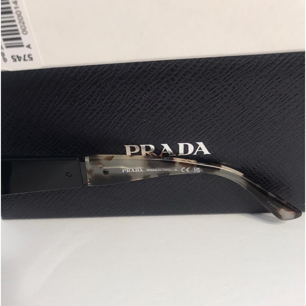 New Prada Cat-eye PR 03WS Black Sunglasses - Picture 9 of 10